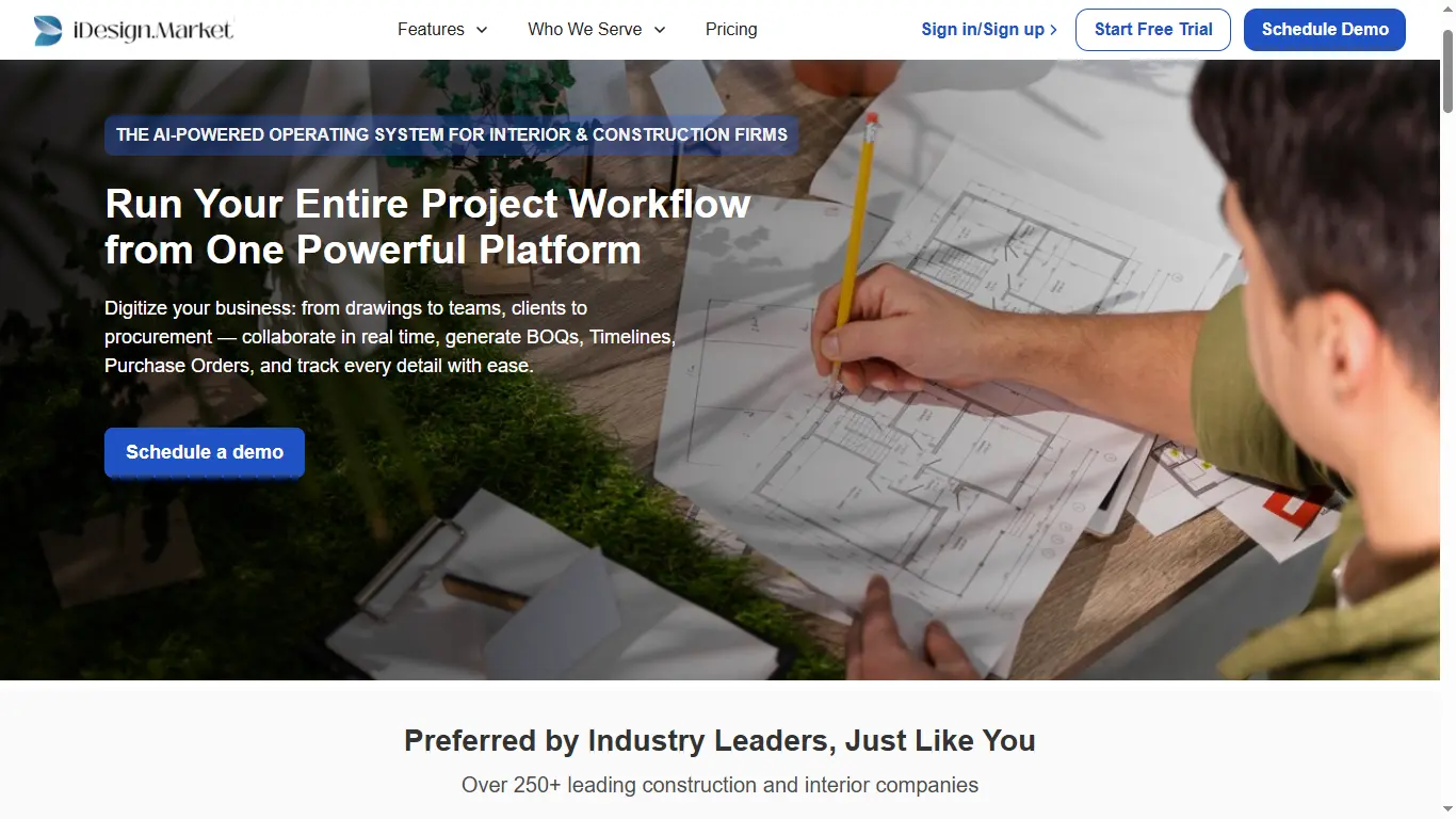 Interior Project Management Platform