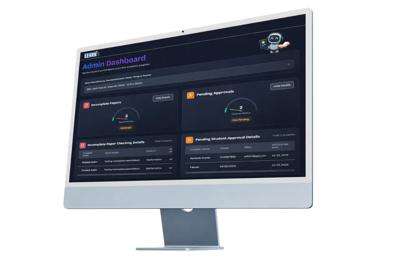 Learnis Platform Dashboard